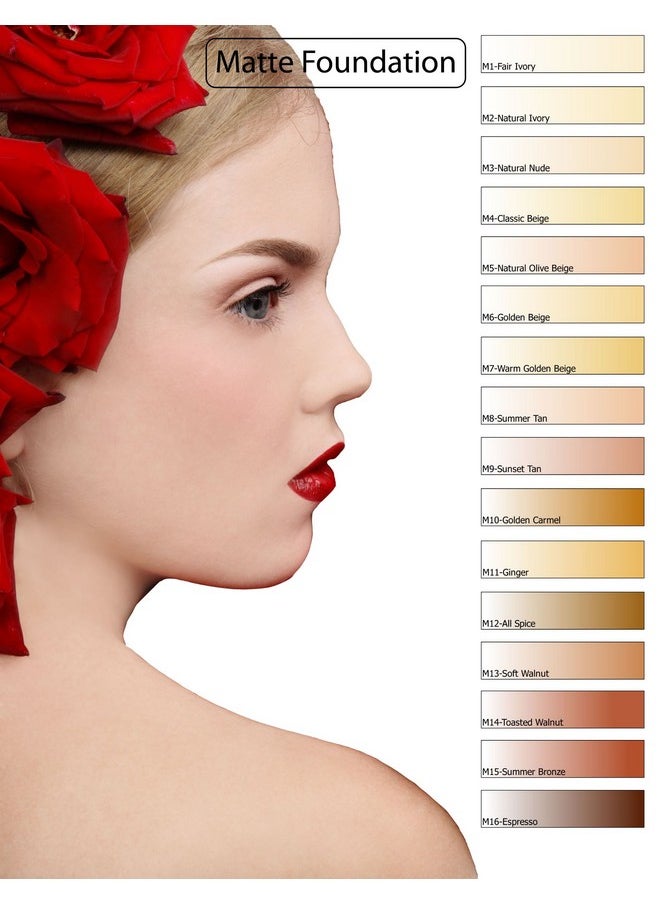 Glam Matte Air Brush Foundation Makeup