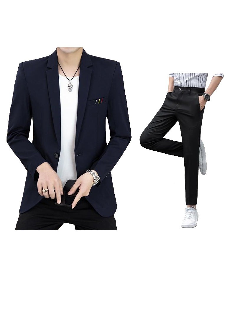 New Business Casual Slim-fit Suit Set