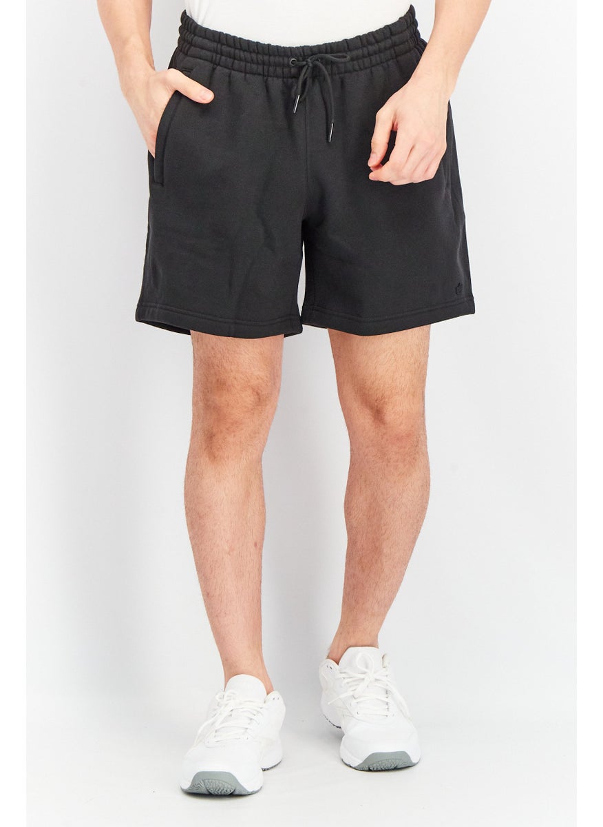 Men Sportswear Fit Drawstring Trefoil Short, Black