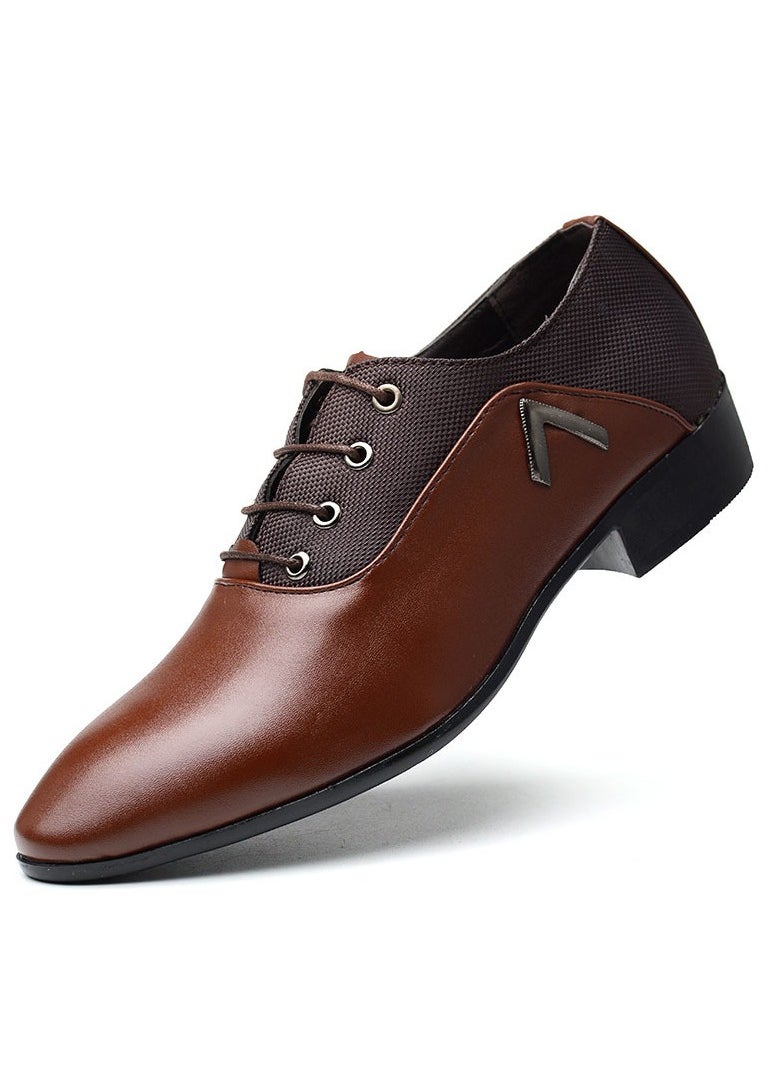 New Men's Business Leather Shoes