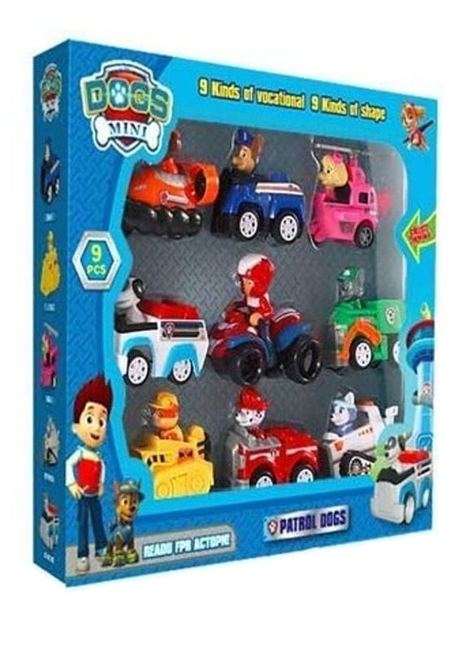 9-Piece Paw Patrol Toy Set