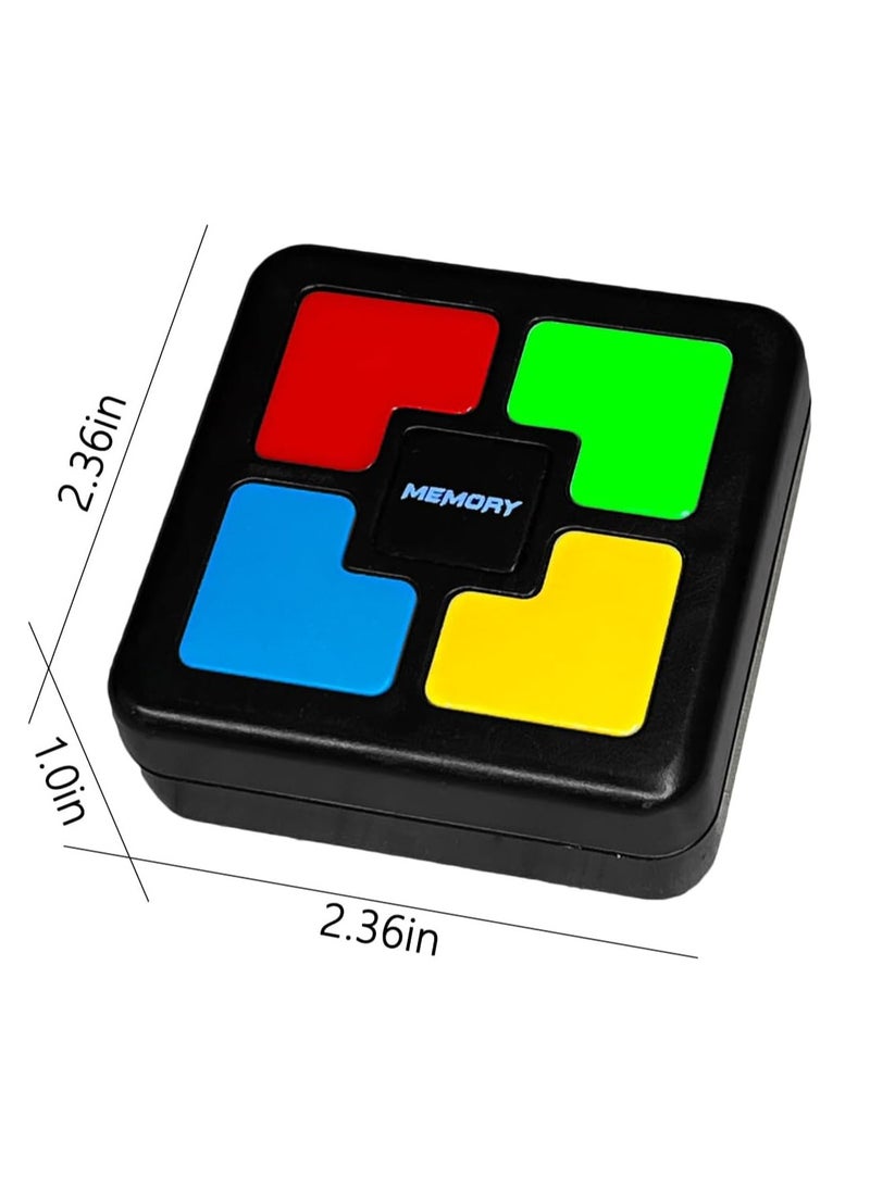 Luminous Memory Game, Handheld Electronic Toy, Color Memory Classic Board Game, Training Hand-Eye Coordination Game Console with Light and Sound (802-One-Hand Rubik's Cube)