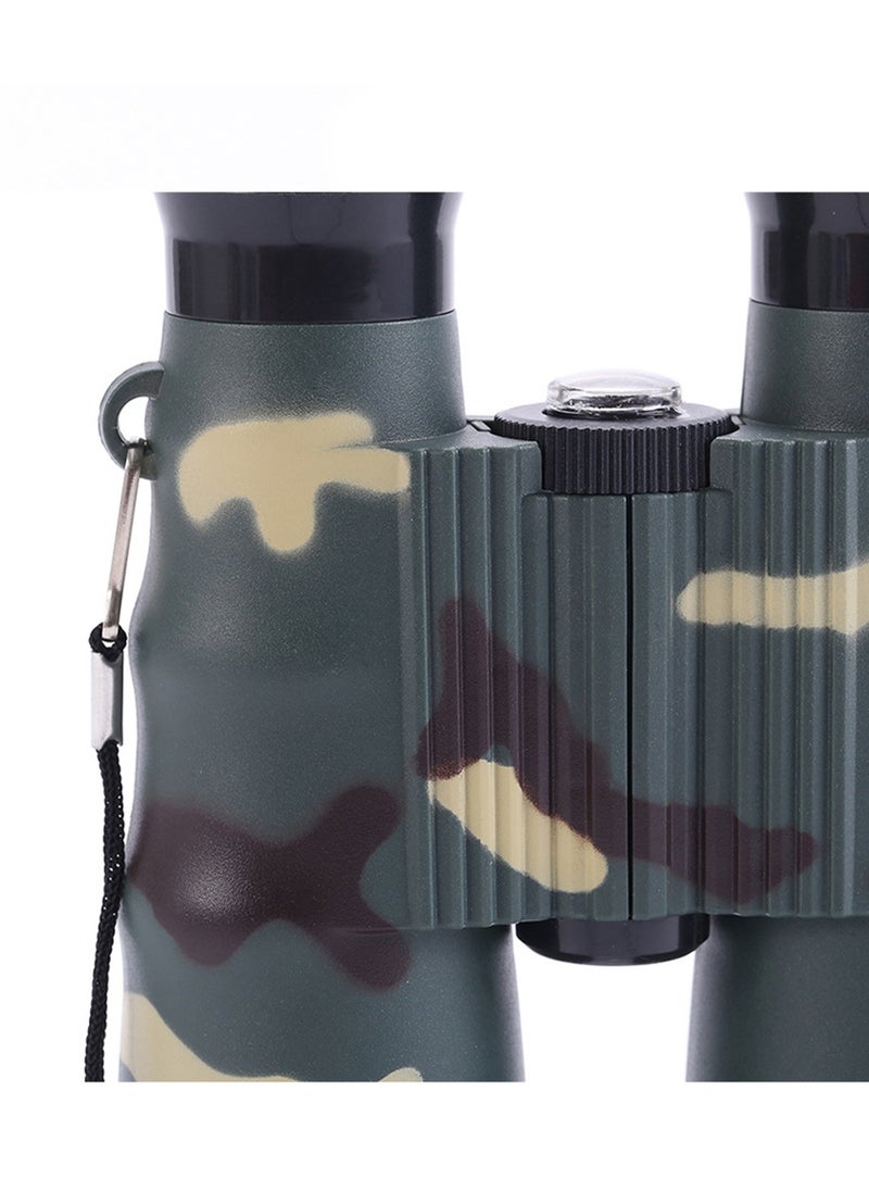 6X Outdoor Children's Binoculars Military Equipment Model Educational Toy (Green)