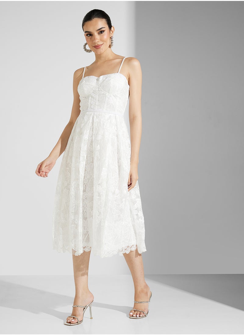 Bandeau Lace Dress