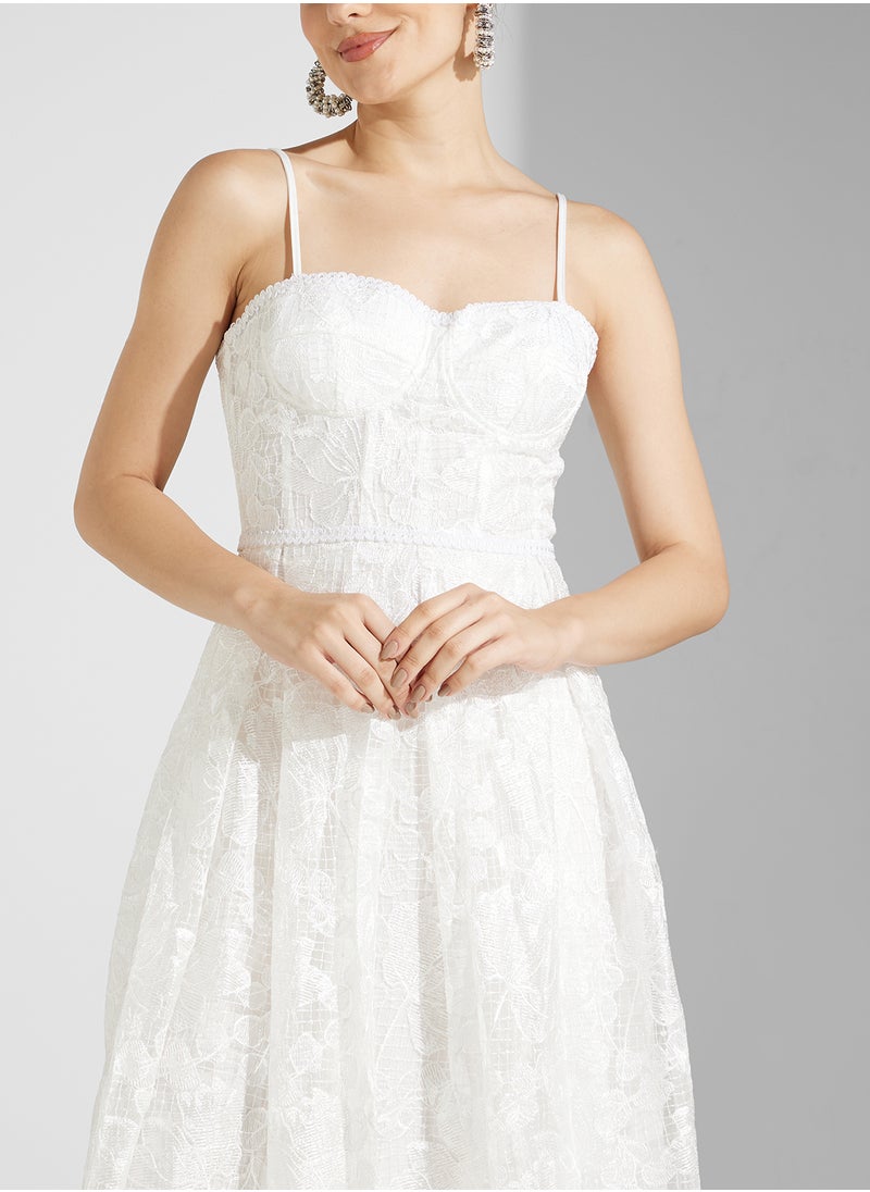 Bandeau Lace Dress