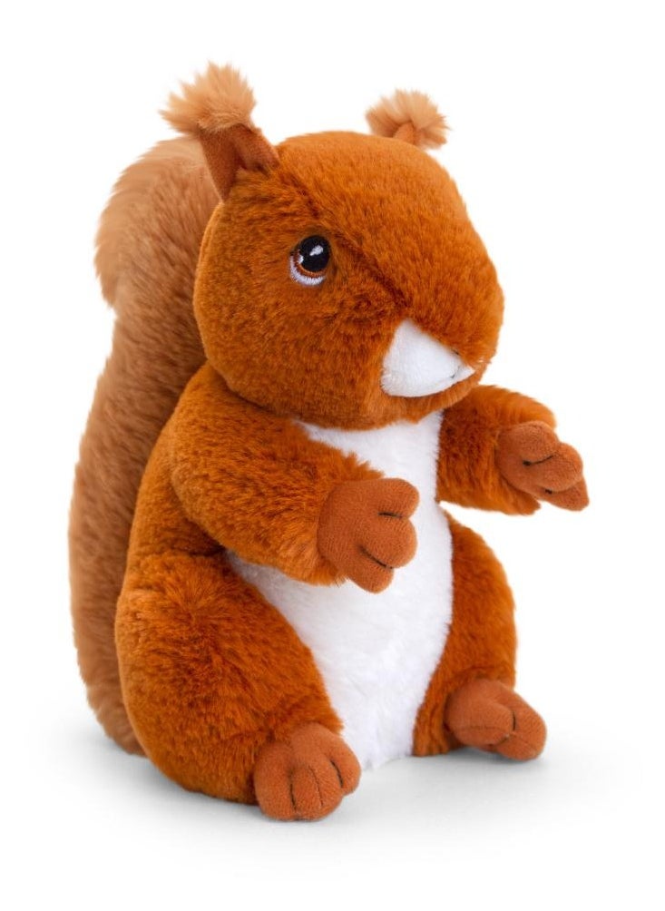 Keeleco Squirrel Red 19cm | Soft Toy | Plush Toy | Gift for Kids and Adults