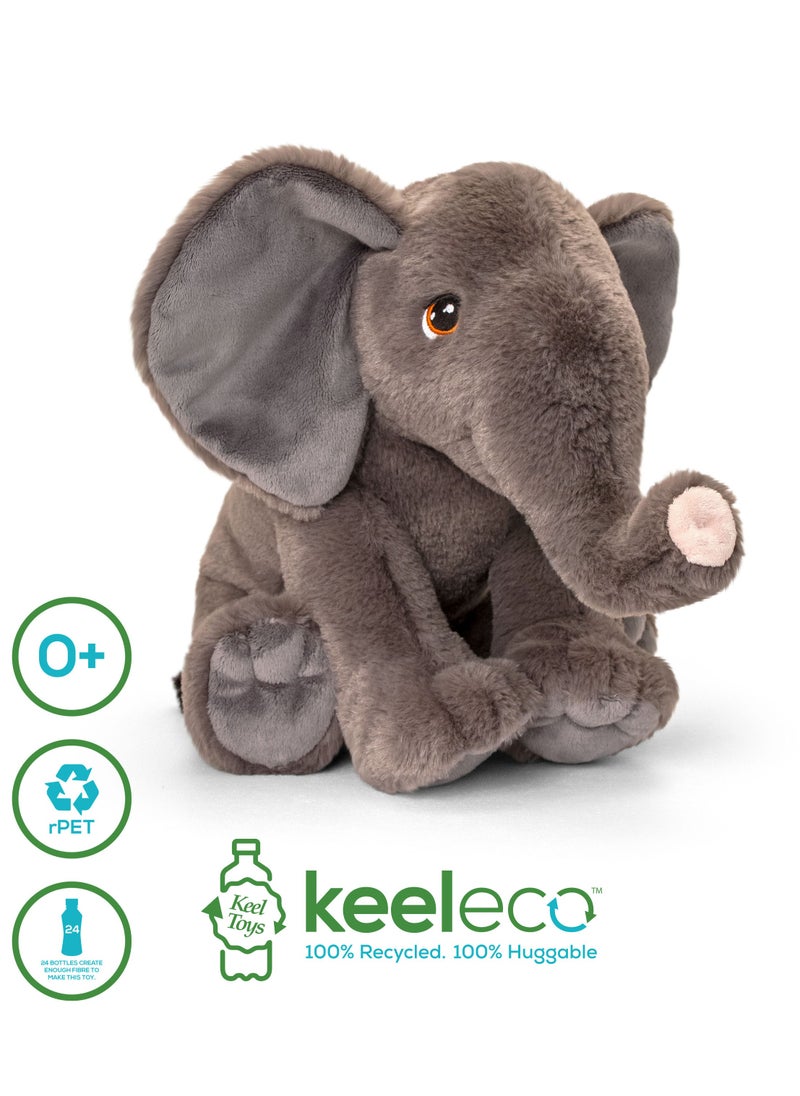 Keeleco Elephant 45cm | Soft Toy | Plush Toy | Gift for Kids and Adults