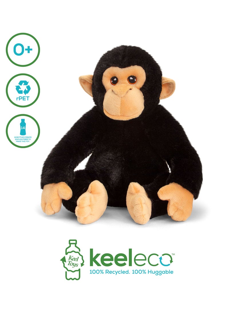 Keeleco Chimp 25cm | Soft Toy | Plush Toy | Gift for Kids and Adults