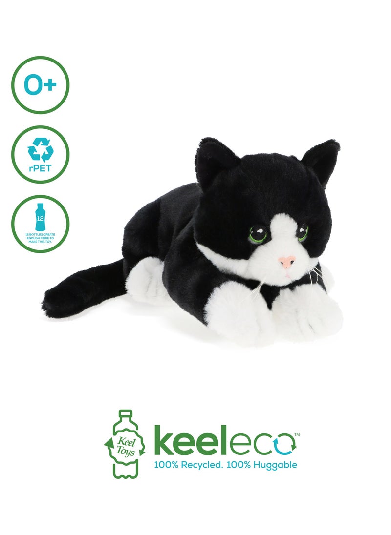 Keeleco Kittens 22cm, Assorted 1 Piece (Style & Color May Vary) | Soft Toy | Plush Toy | Gift for Kids and Adults