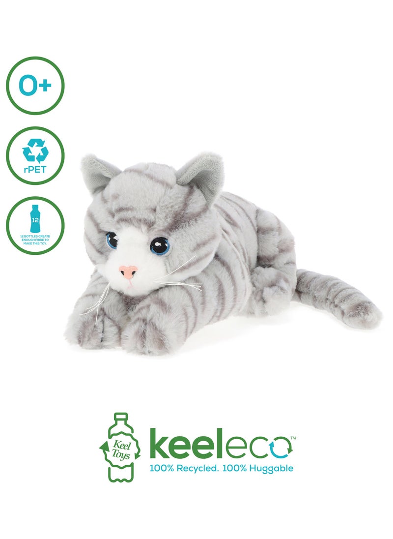 Keeleco Kittens 22cm, Assorted 1 Piece (Style & Color May Vary) | Soft Toy | Plush Toy | Gift for Kids and Adults