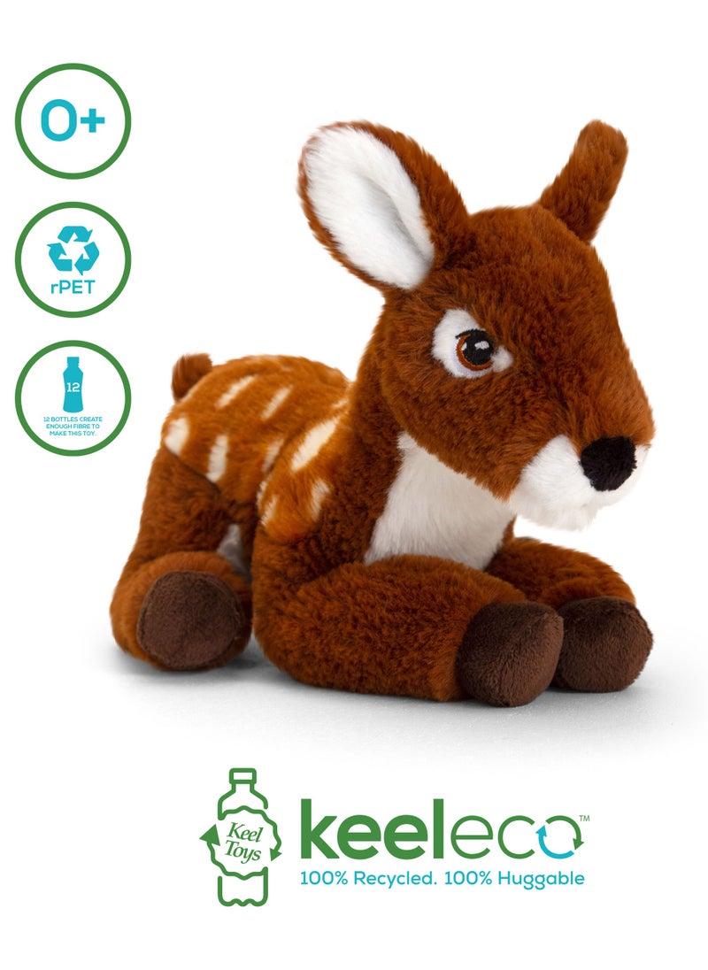 Keeleco Deer 22cm | Soft Toy | Plush Toy | Gift for Kids and Adults