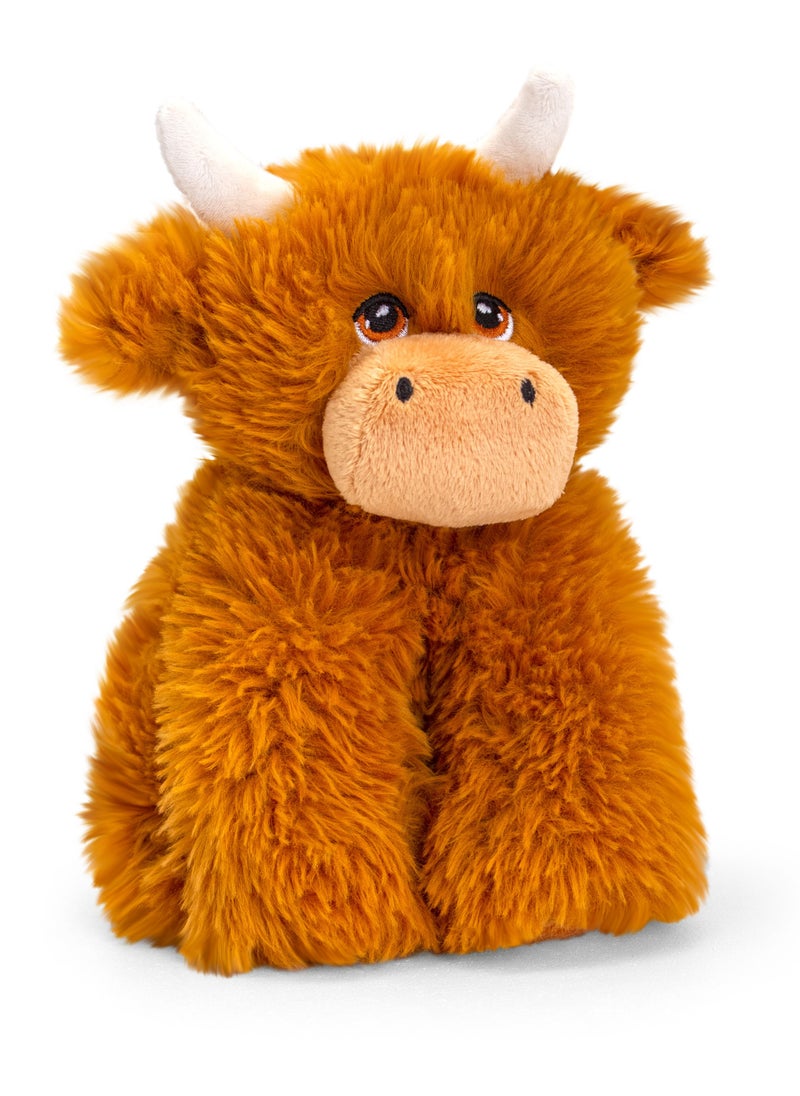 Keeleco Cow Highland 20cm | Soft Toy | Plush Toy | Gift for Kids and Adults