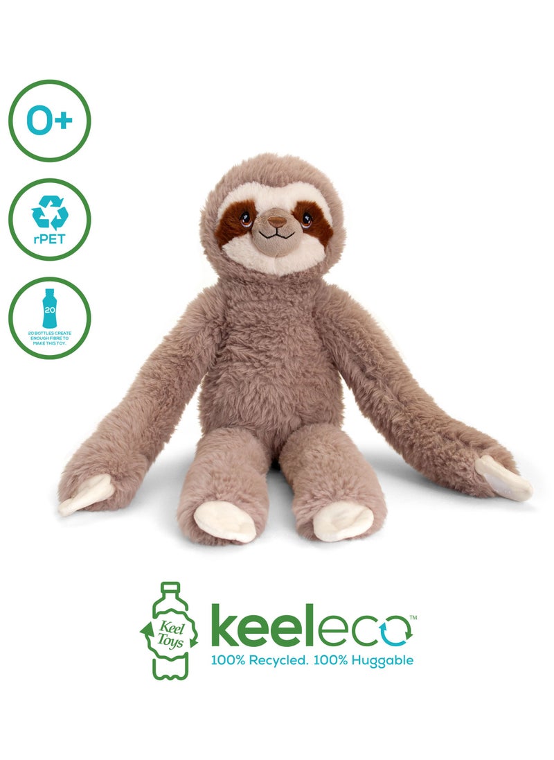 Keeleco Sloth 38cm | Soft Toy | Plush Toy | Gift for Kids and Adults