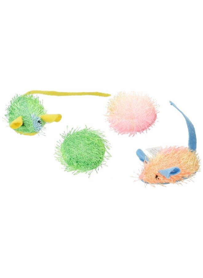 Stringy Mice & Ball with Catnip