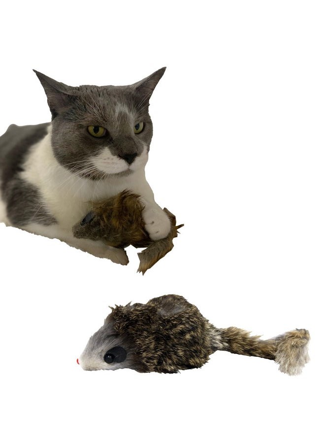 Ethical SPOT Shaggy Plush Giant Mouse - Cat Toy, Fuzzy Mice with Catnip and Rattle Toy for Indoor Cats and Kittens, Perfect Size for Pouncing on, Chasing, Hunting - 8.5in, 1 Piece