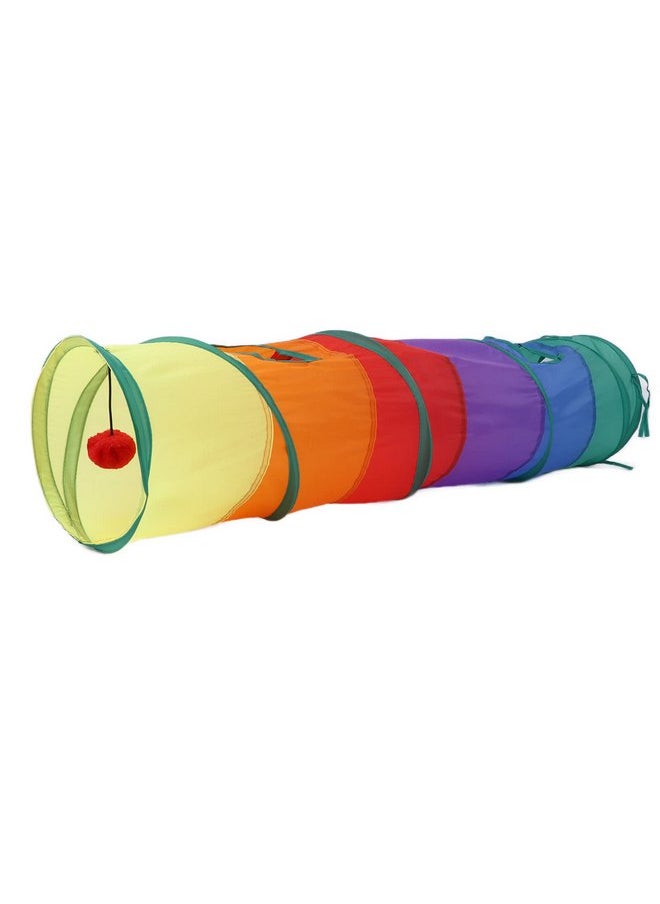 Pet Play Tunnel, Collapsible Durable Easy to Clean Cat Tube Toy for Cat