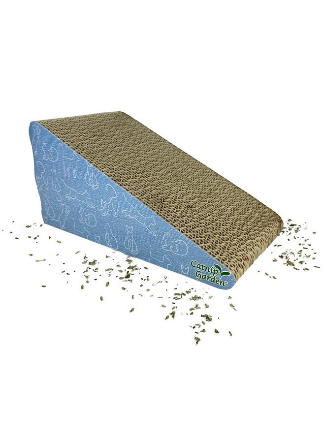 Multipet Catnip Garden Cat Cardboard Scratching Wedge with Catnip