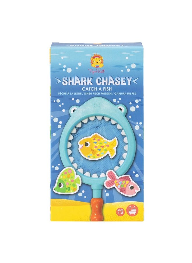 Tiger Tribe: Shark Chasey - Catch a Fish ECO - Fun Bath Time Toy, Scoop & Catch The Fish with The Shark Mouth Net, Toddlers & Kids Ages 3+