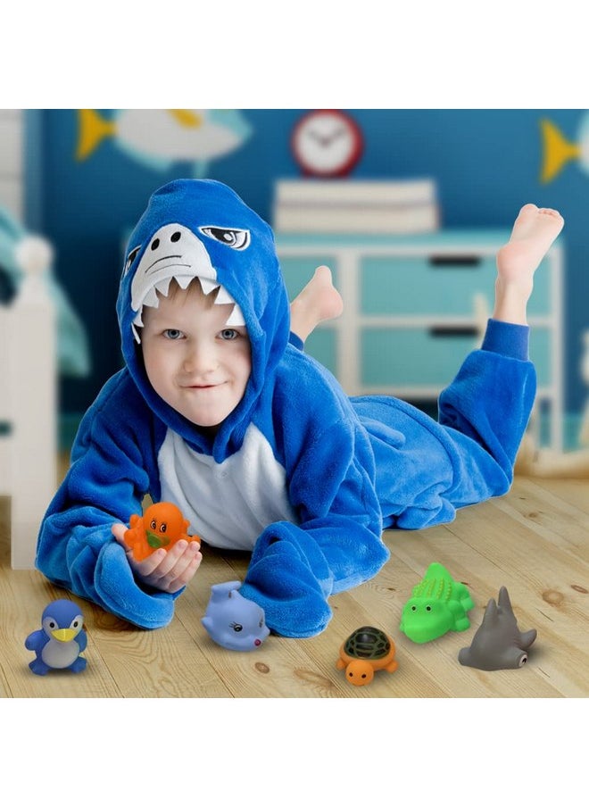 ArtCreativity Vinyl Sea Animals, Pack of 12 Assorted Squeezable Toys, Aquatic Birthday Party Favors for Kids, Fun Bath Tub and Pool Toys for Children, Educational Learning Aids for Boys and Girls