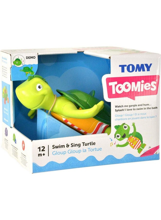 Toomies Tomy Swim And Sing Turtle Motorised Musical Bath Toy Suitable From 1 Year