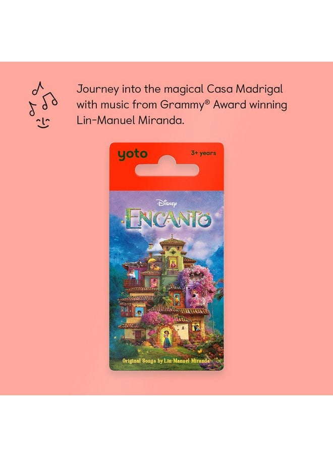 Yoto Disney: Encanto (Music) - Kids Musical Card for Use with Yoto Player & Mini All-in-1 Audio Player, Screen-Free Listening with Fun Singalong Songs for Playtime, Parties & Travel, Ages 3+