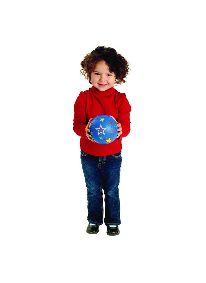 Excellerations 5 Inch Colorful Playground Balls Set of 4 for Toddler and Older Child, Perfect for Indoor and Outdoor Activities for Classroom or Home School, Kids Toy