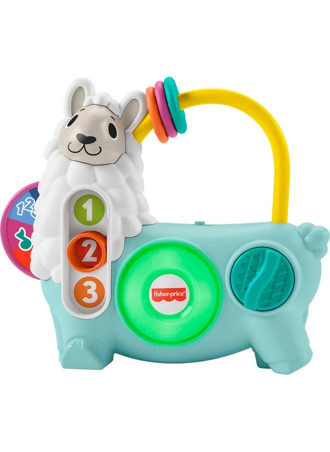 Fisher-Price Baby Learning Toy Linkimals 123 Activity Llama for Ages 9+ Months, Compatible Only with Linkimals Items