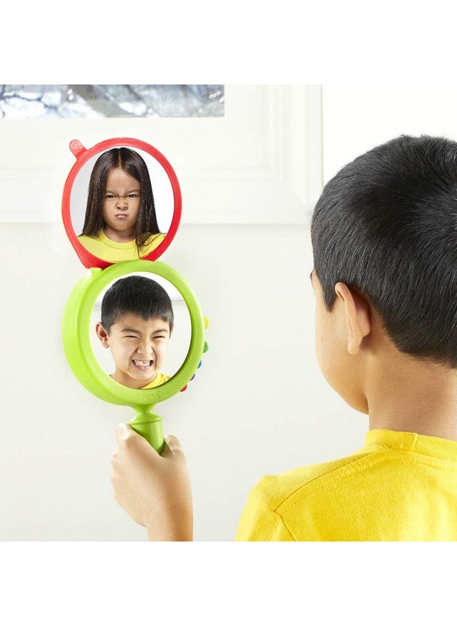 hand2mind See My Feelings Mirror, Play Therapy Toys, Mindfulness for Kids, Emotional Regulation for Kids, Social Emotional Learning Activities, Calm Down Corner Supplies, Calming Corner (Set of 1)