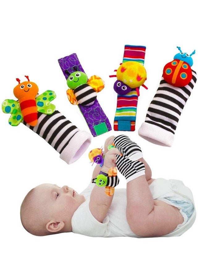 Generic Baby Infant Rattle Socks Toys 3 to 12 Months Girl Boy Learning Toy