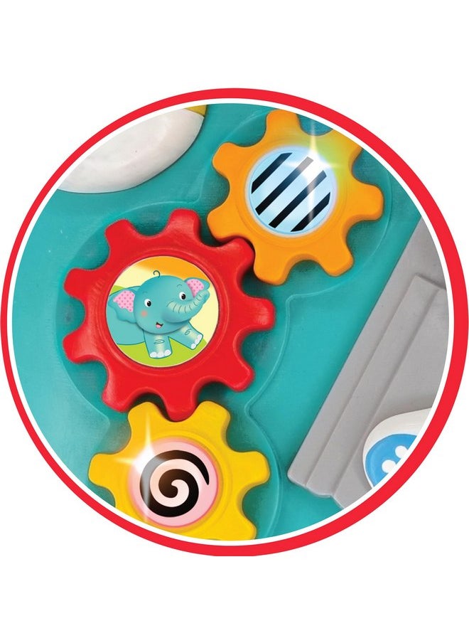 Kiddieland: Activity Center: Jungle Joy - Music & Animal Themed Interactive Toy, Activities & Gears, Piano Keys, Finger Exercises, Toddlers Ages 1 +