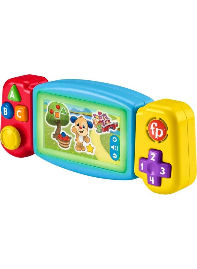 Fisher-Price Baby & Toddler Toy Laugh & Learn Twist & Learn Gamer Pretend Video Game with Lights & Music for Infants Ages 9+ Months