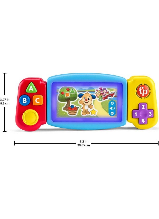 Fisher-Price Baby & Toddler Toy Laugh & Learn Twist & Learn Gamer Pretend Video Game with Lights & Music for Infants Ages 9+ Months