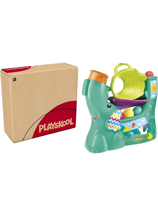 Playskool Chase 'N Go Ball Popper Toy for Active Babies and Toddlers with 4 Colorful Balls For Boys Girls and Kids Ages 9, 10, 11, 12 Months and Up