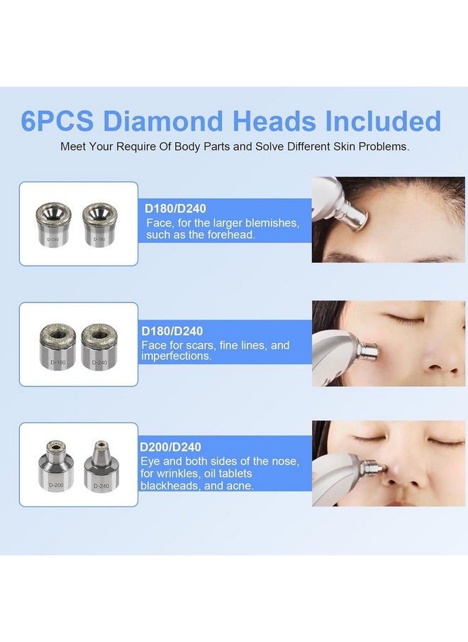 Dermabrasion Diamond Tips,Dermabrasion Replacement Heads With Universal Size 0.55