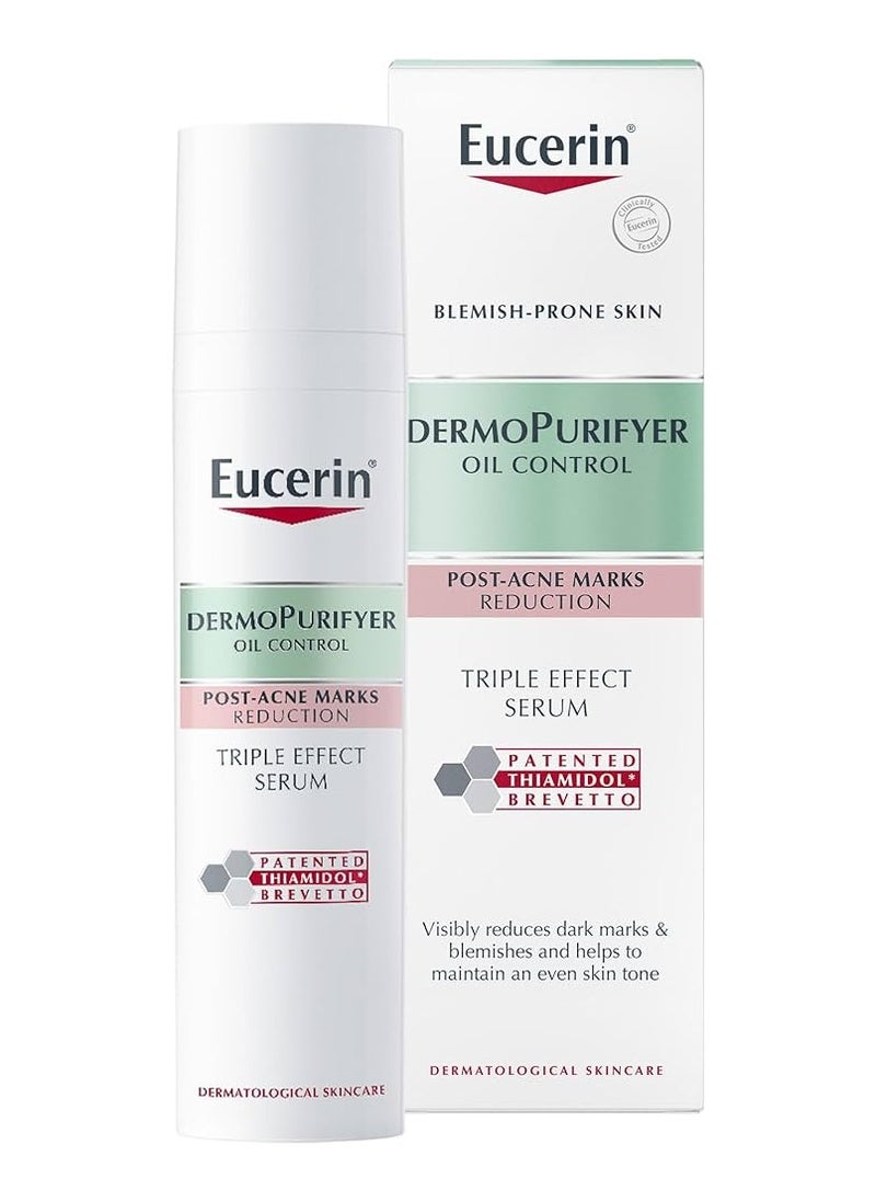 Eucerin DermoPurifyer Oil Control post acne marks reduction tripple effect serum 40 ml