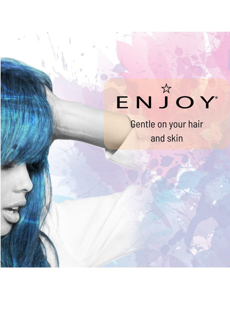 Enjoy Fiber 2.1 Oz 60 Grams All Hair Types | Style with Incredible Memory, Firm Flexible Hold | Color Safe | Water-Based