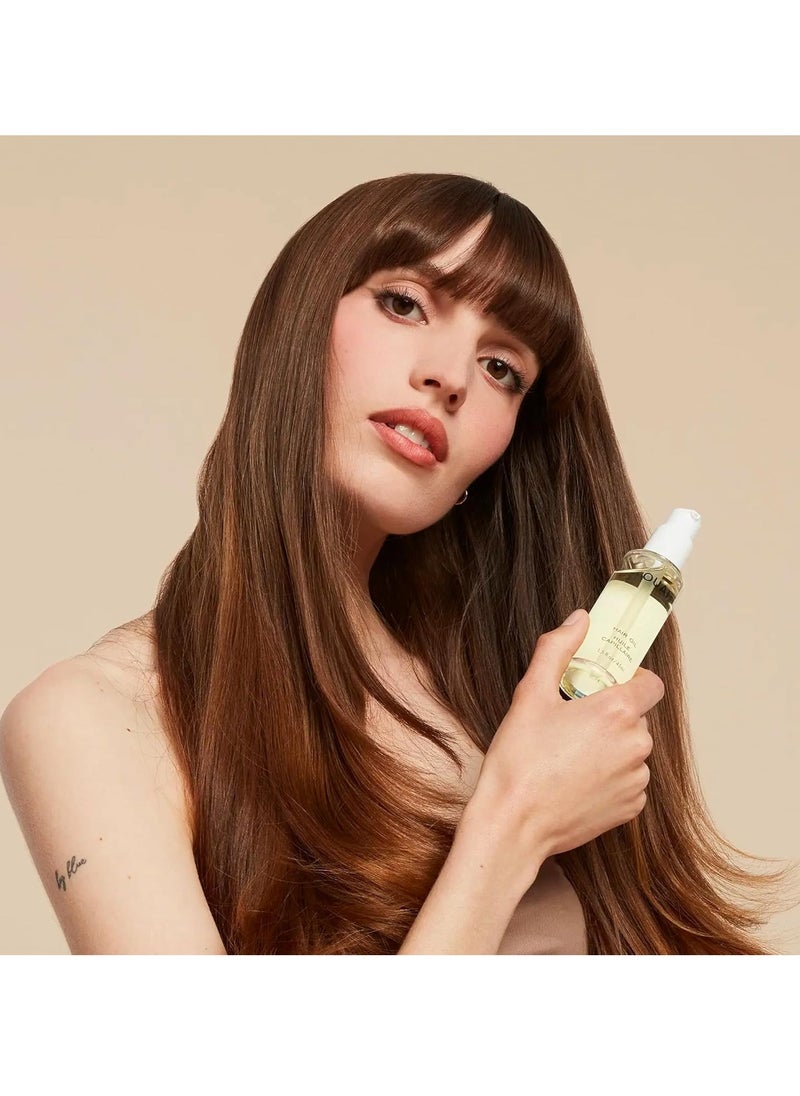 OUAI Curl Cream + Hair Oil Bundle - Hair Styling Products for Frizz Control - Includes Curl Cream (8 Oz) + Hair Oil (1.5 Oz) - 2-Piece Hair Care Set
