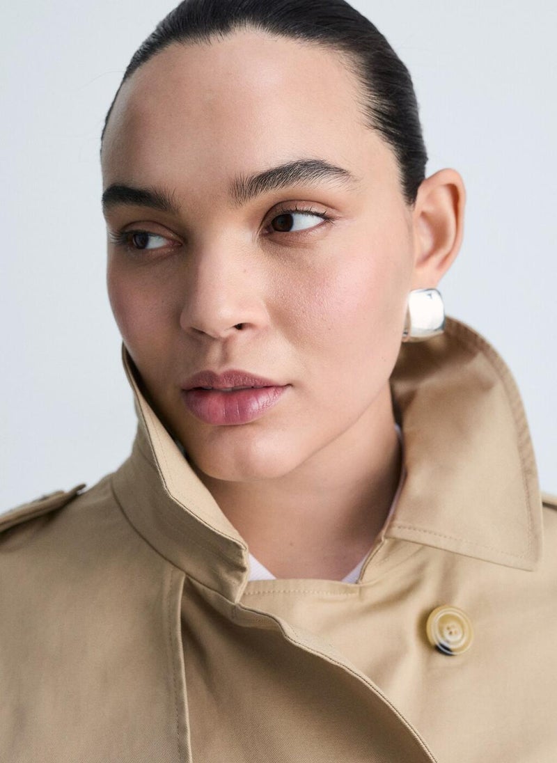 Classic Trench Coat With Belt