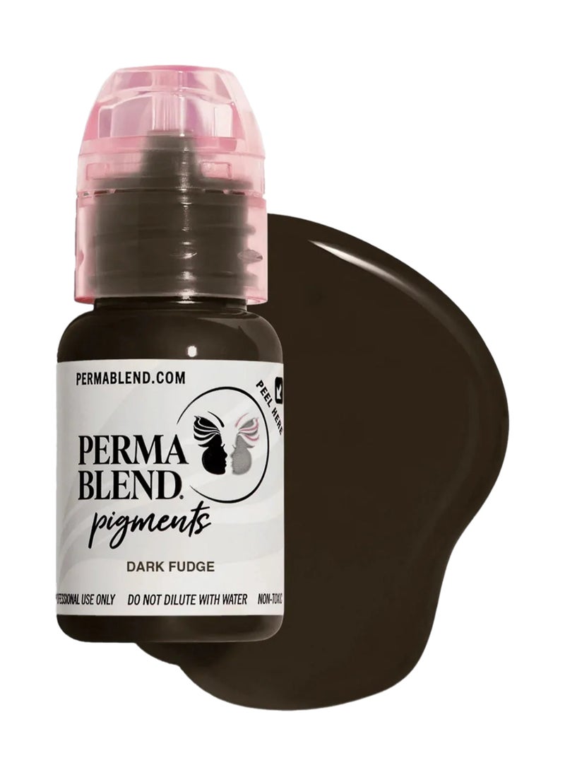 Eyebrow Pigment Dark Fudge Brown Shades 15 Ml Microblading Ink For Eyebrows, Eyes, And Scalp Professional Cosmetic Pigment Pbdfg1/2