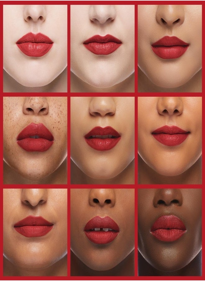 Milani Color Statement Matte Lipstick 07 Best Red Cruelty-Free Nourishing Lipstick in Vibrant Shades 5g