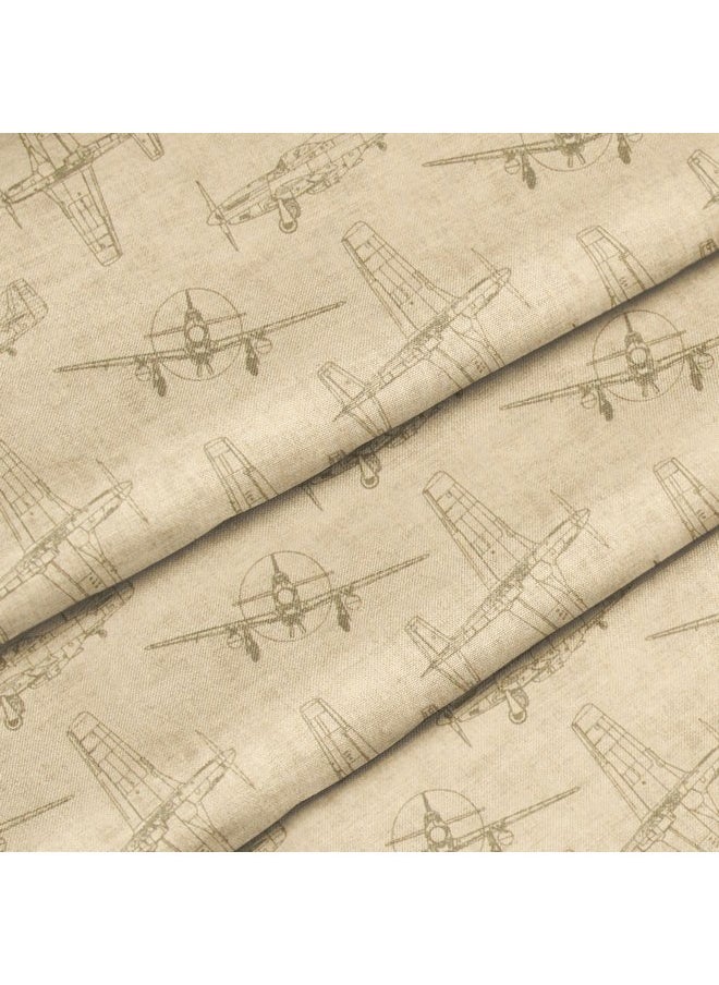 Glenna Jean Airplanes Crib Sheet Fitted 28