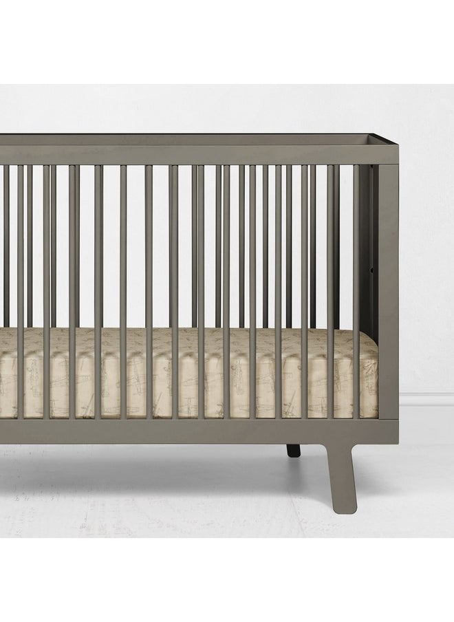 Glenna Jean Airplanes Crib Sheet Fitted 28