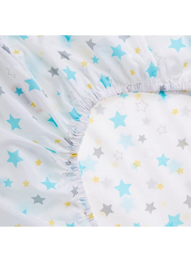 NoJo Little Bedding by NoJo Twinkle Twinkle 3 Piece Crib Sheets