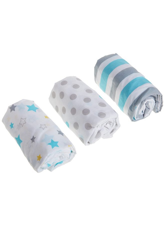 NoJo Little Bedding by NoJo Twinkle Twinkle 3 Piece Crib Sheets