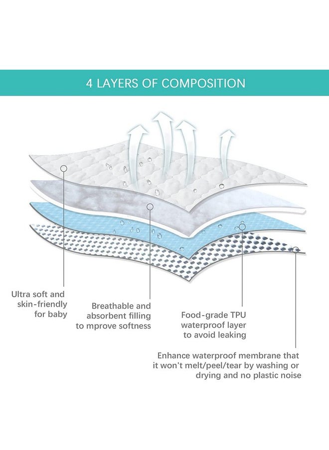 Cradle Bassinet Mattress Pad Cover for 36