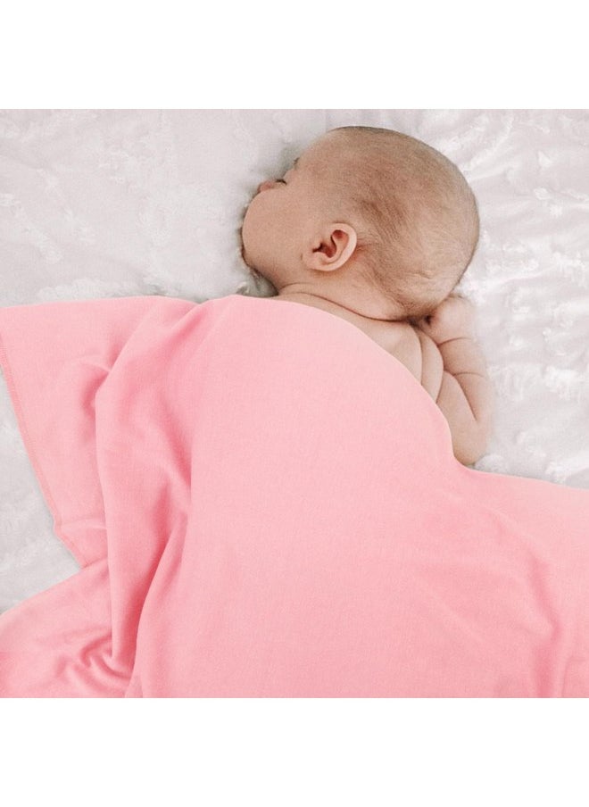 DRESHOW BQUBO Newborn Receiving Blankets Cotton Warm Sleepsack with Mittens & Bow Hats Hospital Baby Swaddling Shower Gift