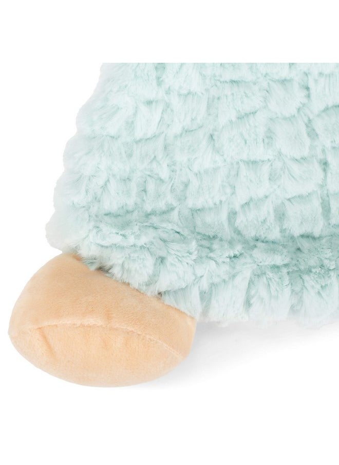 Darcy Dinosaur Aqua Blue Children's Plush Rattle Blankie