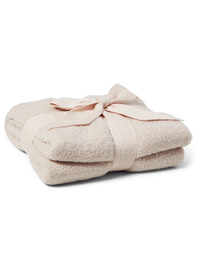 Barefoot Dreams CozyChic Lite Baby Receiving Blanket, Chai, 30