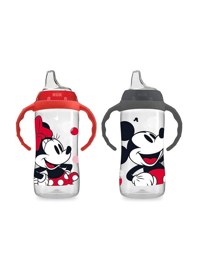 NUK Learner Cup, 10 Ounce, 2 Pack, Disney, Mickey & Minnie