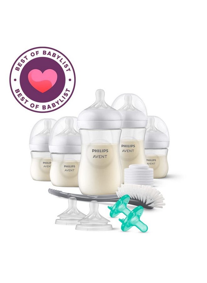 Philips AVENT Natural Baby Bottle with Natural Response Nipple, Newborn Baby Gift Set, SCD838/02
